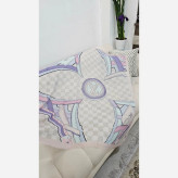 روسری نخی مودال ریشه پرزی طرح آبرنگی