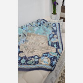 روسری نخی مودال ریشه پرزی طرح 14