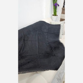 روسری نخی مشکی مجلسی طرح 4